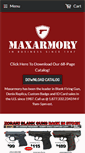 Mobile Screenshot of maxarmory.com